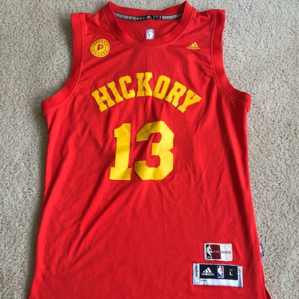 Throwback Hickory Indiana Pacers Jersey PG13